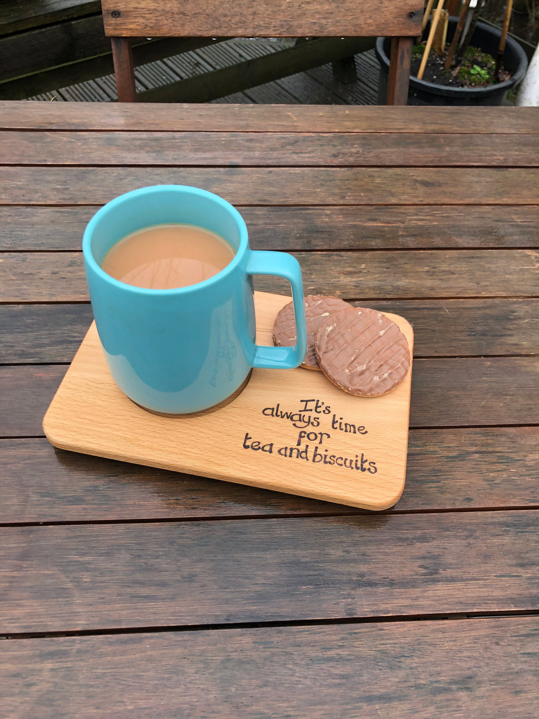 Tea and biscuits tray