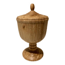 Load image into Gallery viewer, Elm wood lidded pot
