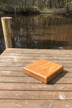 Load image into Gallery viewer, Oak Herb Board Small Chunky Square Chopping Block for Kitchen &amp; Cooking Essentials
