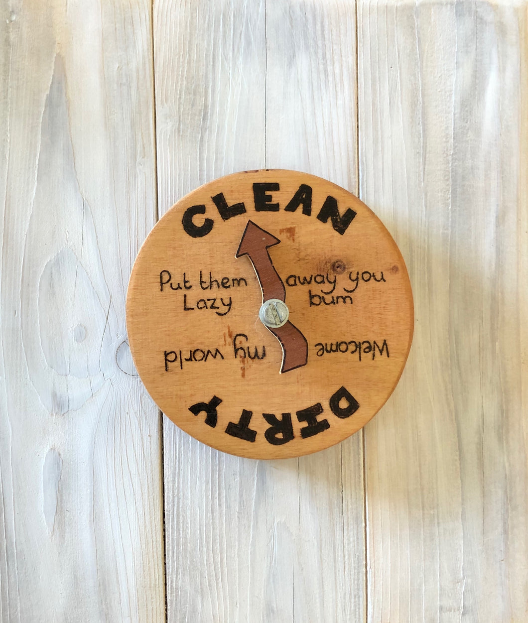 Handmade wooden Dishwasher/Fridge Magnet