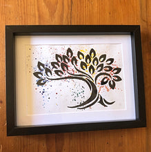 Load image into Gallery viewer, Original framed tree art
